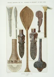 Tablica III do gramatyki ornamentu, Dzikie plemiona nr 3